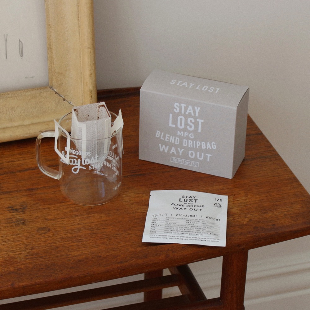 [스테이로스트] 홈카페 선물세트 Way Out &amp; Homemaker&#039;s Glass Cup